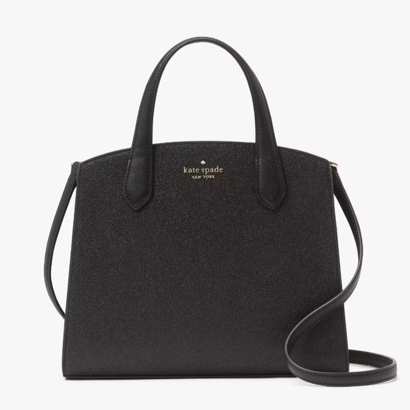 KATE SPADE Tinsel Satchel with Rhinestone Heart Charm - Picture 3 of 7